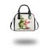 Pigs and pinky grinchy smile toothless shoulder handbag