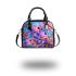 Pink and purple baby turtles with big eyes shoulder handbag