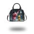 Pinky pigs and yellow grinchy got bucked smile shoulder handbag