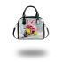 Pinky pigs and yellow grinchy smile toothless riding motor shoulder handbag