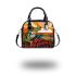 Red eyed tree frog sits on a hilltop shoulder handbag