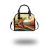 Red eyed tree frog sits on a hilltop shoulder handbag