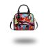 Red frog with big eyes shoulder handbag