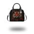 Red tiger and dream catcher shoulder handbag