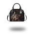 Scottish fold cats and dream catcher shoulder handbag