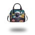 Serene pup in a bucket Chic Stylish Shoulder Handbag & Women Totes: Perfect Gift for Girlfriend | Crossbody, Purse, Handbag