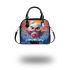 Serene Winter Owl Shoulder Handbag