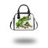 Simple cartoon frog clipart shoulder handbag