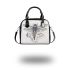 The Dragonfly with music notes in summer Shoulder Handbag