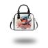 Tranquil avian oasis shoulder handbag