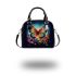 Vibrant butterfly garden shoulder handbag