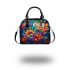 Vibrant Colorful Floral Display Shoulder Handbag