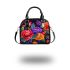 Vibrant Floral Pattern with Colorful Blooms Shoulder Handbag