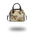 Vintage collage of vintage butterflies shoulder handbag