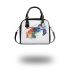 Watercolor sea turtle shoulder handbag