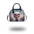 Whimsical Owl in a Balloon Wonderland Shoulder Handbag