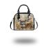 Whitetailed buck painting shoulder handbag