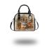 Whitetailed buck painting shoulder handbag