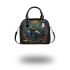 Wilds ocean animals with dream catcher shoulder handbag