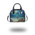 Wilds ocean with dream catcher shoulder handbag