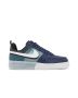 Air Force 1 Low React Midnight Navy Teal - Modern Low Top Sneakers