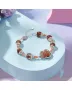 Brown Rutilated Quartz Healing Bracelet for Women & Teens – Calm Energy Gift for Daily Wear, Meditation & Emotional Support