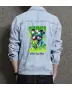 Dog Summervibes Jean Jacket for Men – Gift for Skateboarders – Summer Vibes Gift