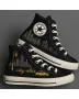 Embroidered Canvas Sneakers for City Explorers, Wanderers, Fashionistas – Stylish Comfort for Everyday Wear, Travel