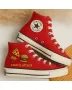 Embroidered Canvas Sneakers for Men, Women, Kids – Stylish Embellishments for Casual Outings, Social Gatherings for Weddings & Festivals