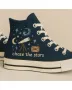 Embroidered Star Canvas Sneakers for Men, Women, and Kids – Stylish Comfort for Everyday Wear and Casual Outings