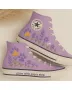 Floral Dog Sneakers for Pet Lovers – Comfort for Casual Walks and Pet Adoption Events