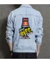 Game Over Man Denim Jacket for Men – Gift for Gamers – Christmas Gift