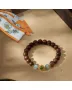 Handcrafted Natural Agarwood Bracelet for Spiritual Gift Buyers – Calming & Grounding Energy for Daily Wear, Meditation
