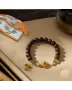 Handcrafted Natural Agarwood Bracelet for Spiritual Gift Buyers – Grounding Energy for Daily Wear, Meditation