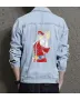 M. Bison Street Fighter Denim Jacket for Men – Gift for Video Game Fans – Christmas Gift