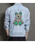 Bear Men's Casual Denim Jacket - for Brother - Contemporary Style for Weekend Wear - Great Gift for Just Because Street Style Lovers