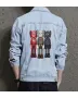 Kaw Men's Casual Denim Jacket - for Him - Stylish Look for School Wear - Great Gift for Just Because College Students