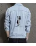 Men's Casual Denim Jacket - Gift for Graduate on Button Front - Campus Style Style for Just Because - Urban Men