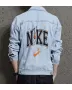 Men's Casual Denim Jacket - Gift for Grandson on Clean Design - Campus Style Style for Graduation - College Students