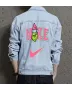 Men's Casual Denim Jacket - Gift for Nephew on Minimalist Design - Day Trips Style for Anniversary - Streetwear Enthusiasts
