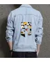 Men's Casual Denim Jacket - Gift for Teenager on Chest Pockets - School Wear Style for Thank You Gift - Trend Followers
