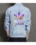 Men's Casual Denim Jacket - Gift Idea for Brother - Button Closure for Campus Style - Perfect for Graduation