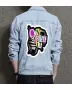 Men's Casual Jean Coat - Gift for Dad on Clean Design - Casual Fridays Style for Christmas - Young Men