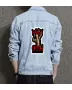 Randdy Orton Men's Classic Jean Jacket for Him - Front Pockets with Day Trips - Gift Idea for Christmas Teenagers