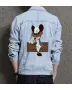 Mickey Men's Classic Jean Jacket - Gift for Friend - Relaxed Style for Campus Style - Thank You Gift for Active Men