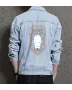 Men's Denim Jacket - Gift for Boyfriend - Vintage Look - Birthday Gift