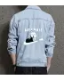 Just Do It Men's Denim Jacket - Gift for Son on Relaxed Style - Leisure Activities Style for Anniversary - Fashion Fans