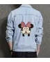Minnie Men's Denim Jacket - Gift for Teenager - Relaxed Style for Casual Outings - Special Occasion for Urban Men