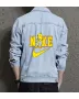 Men's Denim Jacket - Perfect Present for Grandson - Button Closure - for Shopping Days - Celebration Gift
