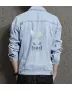 Men's Denim Outerwear - Gift Idea for Brother - Front Pockets for Campus Style - Perfect for Christmas